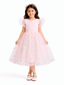 Blossom Fairy Pink Party Frock - Kiddiesco