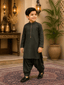 Boy Embroidered Green Shalwar Kameez KDC 025 - Kiddiesco