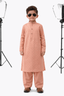 Boy Embroidered Self Shalwar Kameez KDC 018 - Kiddiesco