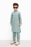 Boy Embroidered Self Shalwar Kameez KDC 019 - Kiddiesco