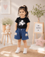 Kiddiesco Happy Bloom Black Outfit - Kiddiesco