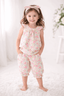 Little Floral Pink two Piece Children's Outfit - Kiddiesco