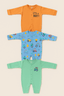 Pack of 3 Sleep Suits KDC 012 - Kiddiesco
