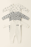 Pack of 3 Sleep Suits KDC 013 - Kiddiesco