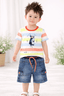 Pastel Striped kids' Outfit - Kiddiesco
