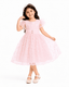 Pearl Bloom Crystal Party Dress - Kiddiesco
