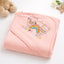 Rainbow Hooded Soft Cotton Baby Wrapping Sheet - Kiddiesco
