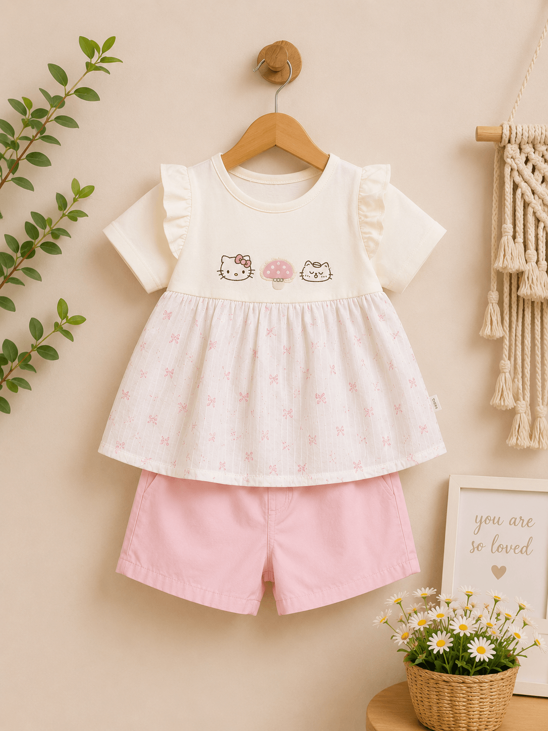 Pink Bunny Garden Outfit Secondary image