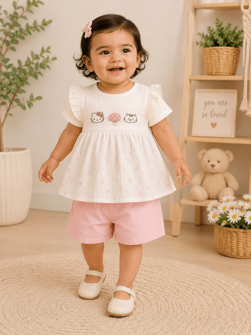 Pink Bunny Garden Outfit