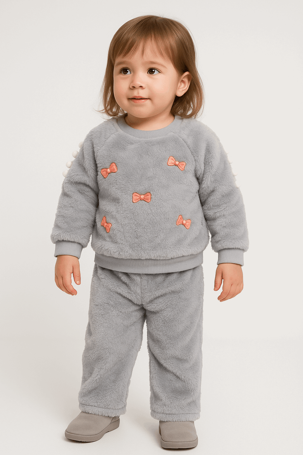 2 Pcs Furry Little Joy Outfit KDC 073 - Kiddiesco