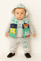 3 Pcs Baby Puffer Jacket Set KDC 078 - Kiddiesco