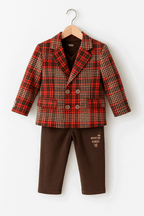 3 Pcs Boy Coat suit Set KDC 020 - Kiddiesco