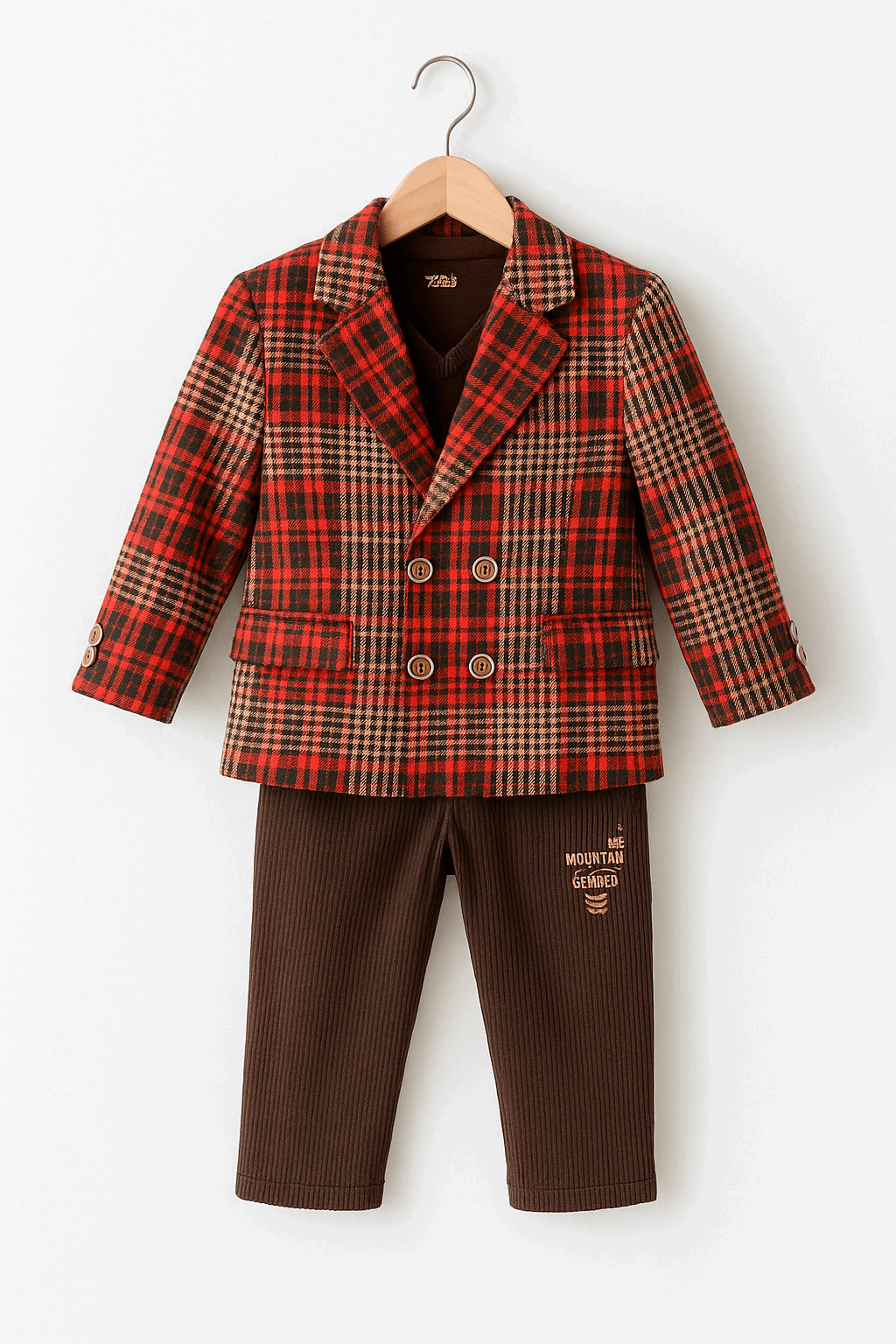 3 Pcs Boy Coat suit Set KDC 020 - Kiddiesco