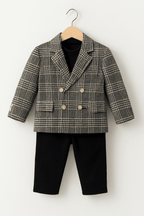 3 Pcs Boy Coat suit Set KDC 020 - Kiddiesco