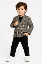 3 Pcs Boy Coat suit Set KDC 020 - Kiddiesco