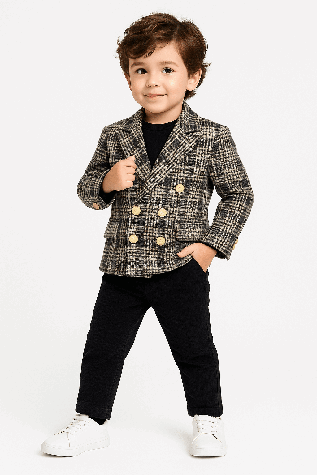 3 Pcs Boy Coat suit Set KDC 020 - Kiddiesco