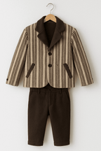 3 Pcs Boy Coat suit Set KDC 022 - Kiddiesco