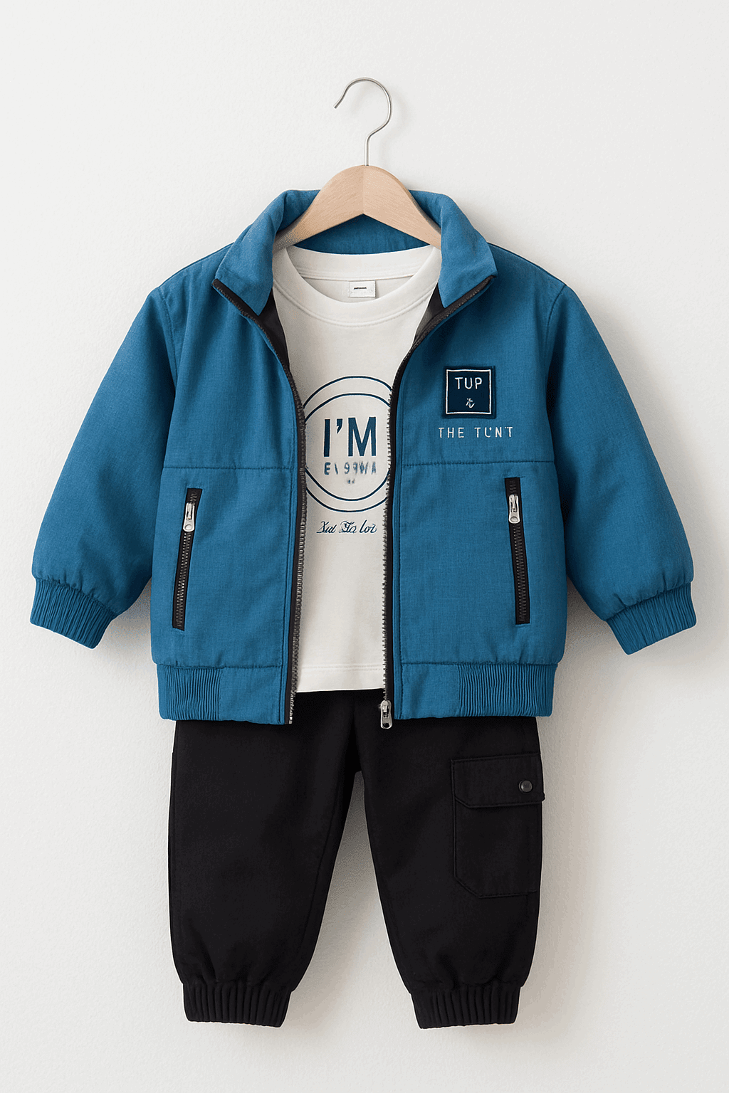 3 Pcs Boy Jacket Set KDC 021 - Kiddiesco