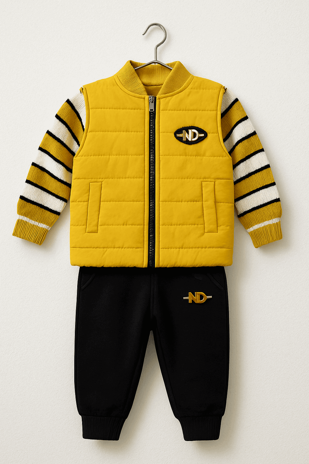 3 Pcs Boy Puffer Jacket Set KDC 023 - Kiddiesco