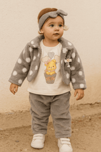 3 Pcs Furry Little Joy Outfit KDC 071 - Kiddiesco