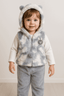3 Pcs Furry Little Joy Outfit KDC 072 - Kiddiesco