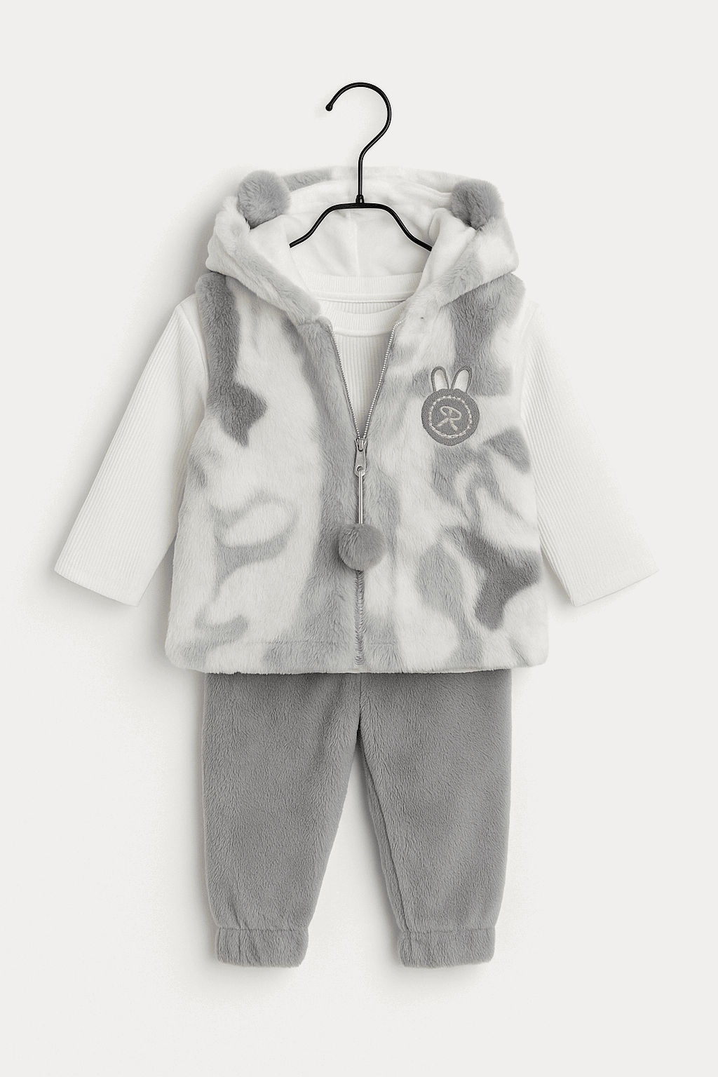 3 Pcs Furry Little Joy Outfit KDC 072 - Kiddiesco