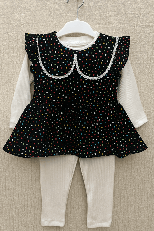 3 Pcs Girl Frock KDS 54 - Kiddiesco