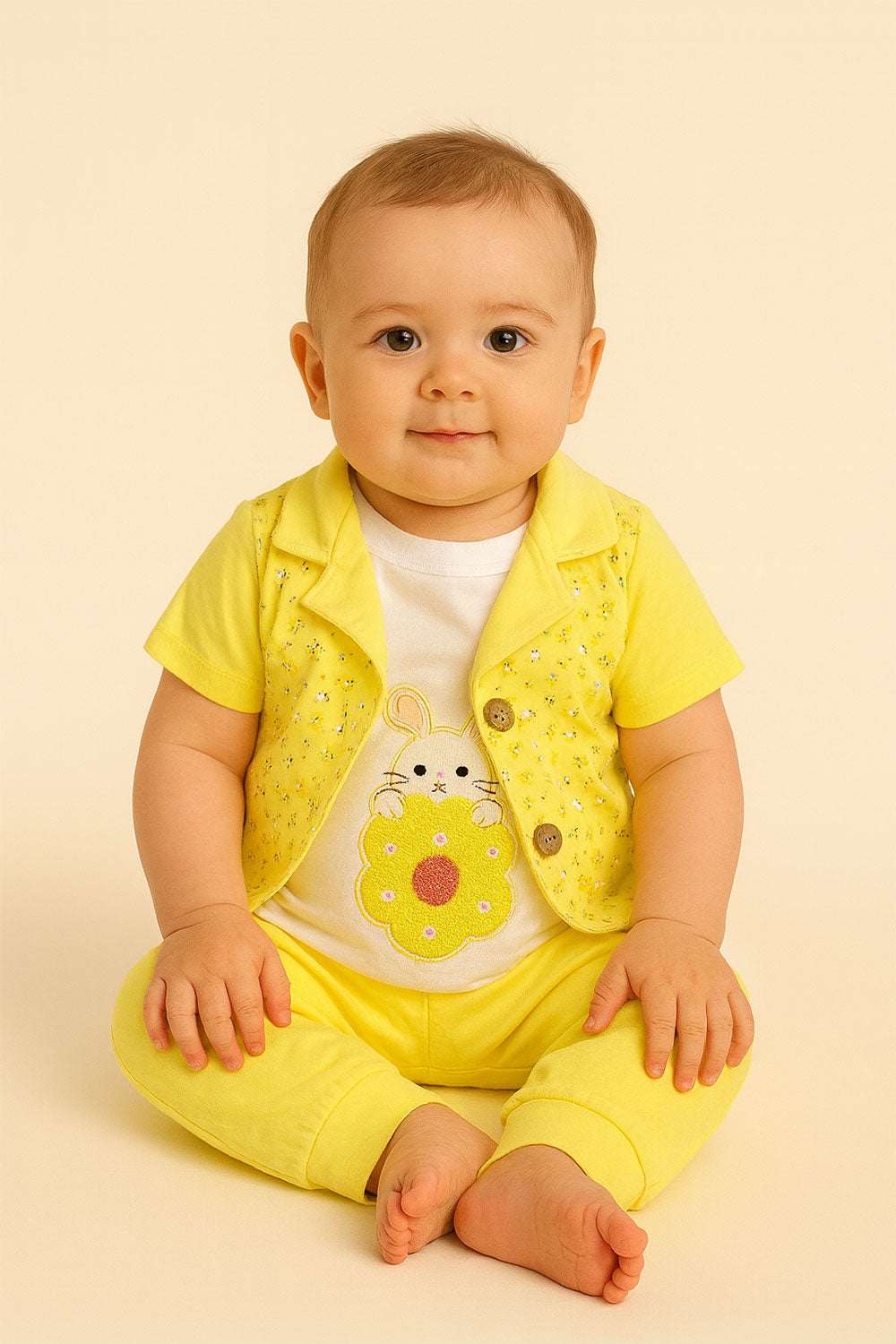 3Pcs Lemonade Delight Outfit - Kiddiesco Main image