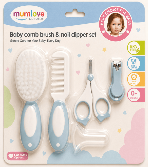 4 Pcs Baby Care Kit Pink - Kiddiesco