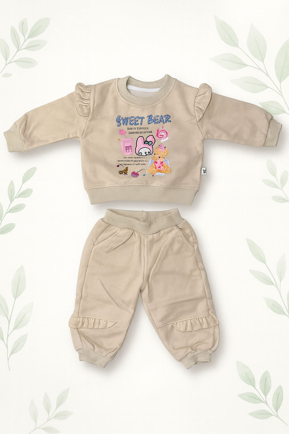 Adorable Bear Sweatshirt set