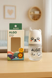 Algo Baby Feeding Bottle Gray White