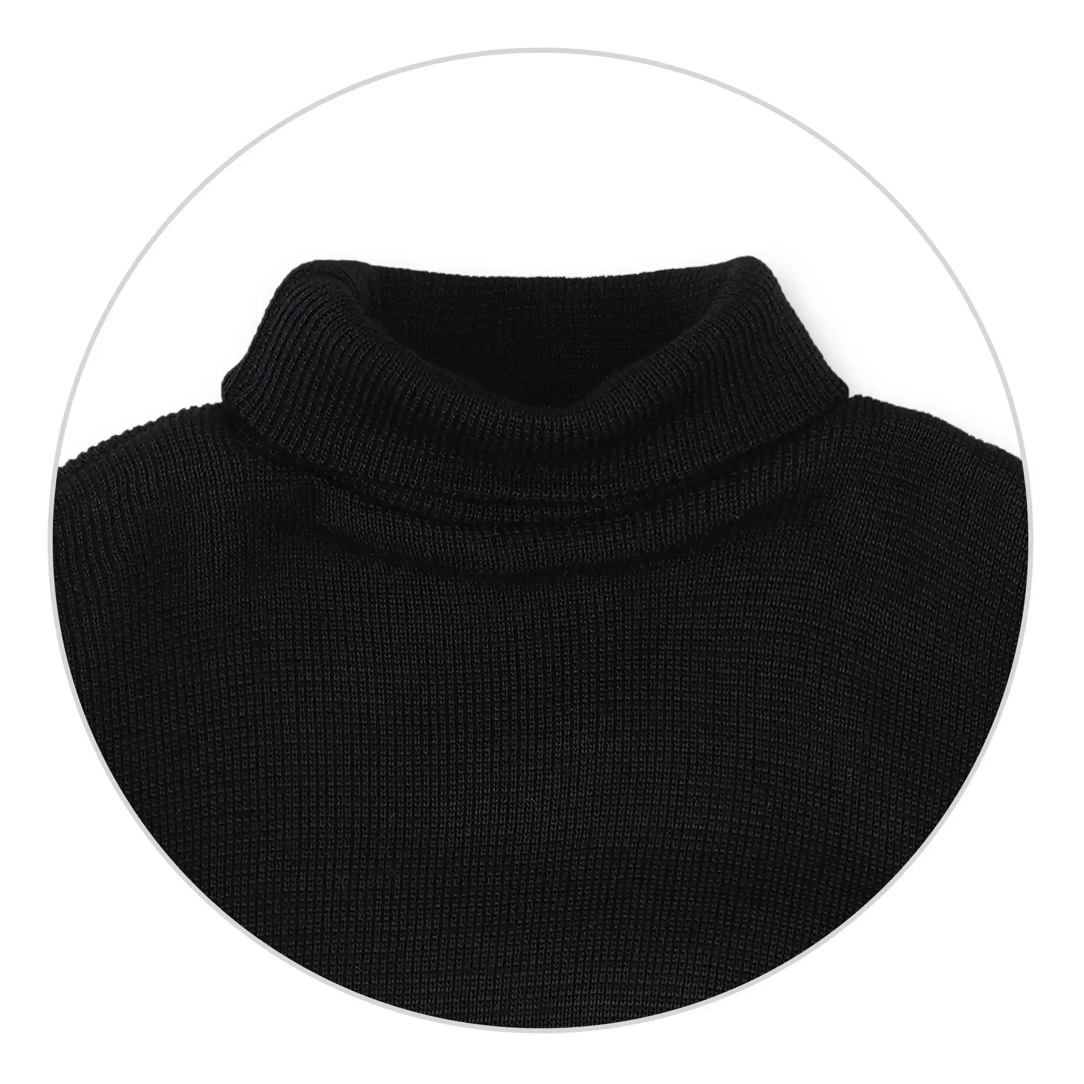 Pack of 2 High Neck Black