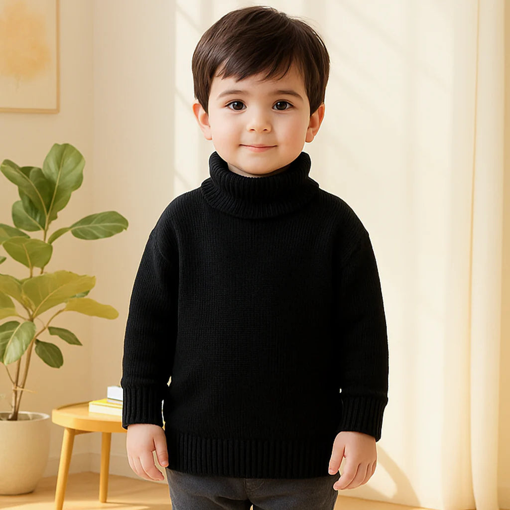 Pack of 2 High Neck Black