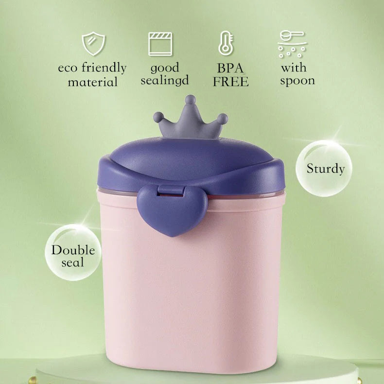 Purple Travel Milk Container
