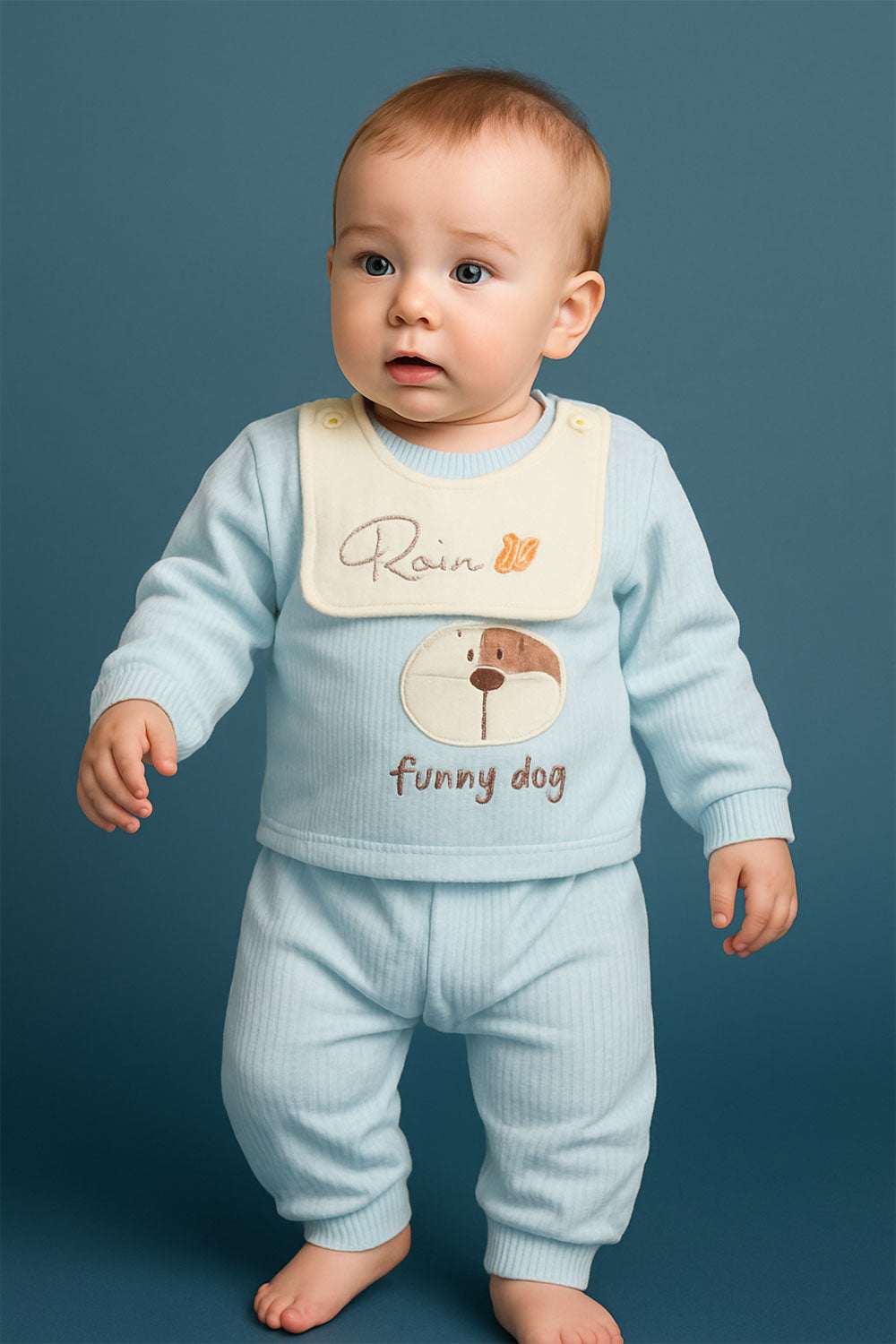 Warmy blue Blossom Babywear