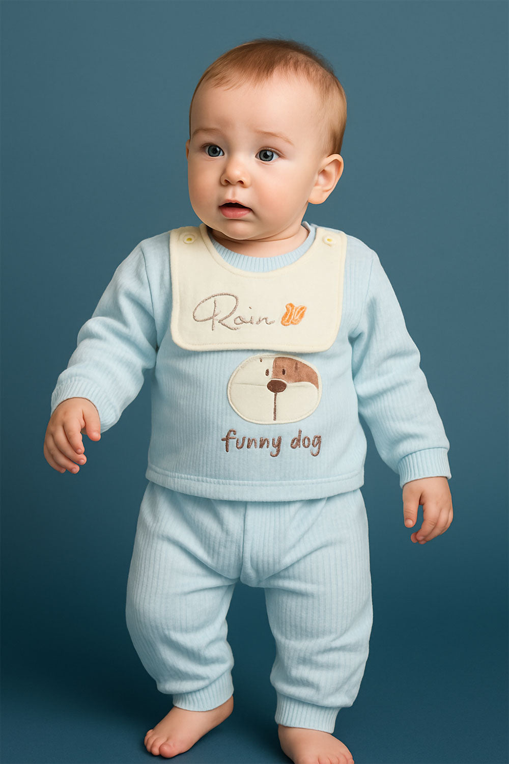 Warmy blue Blossom Babywear