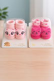 Baby Socks Cartoon Baby Anti-Slip Socks Cute Toddler Pack of 2