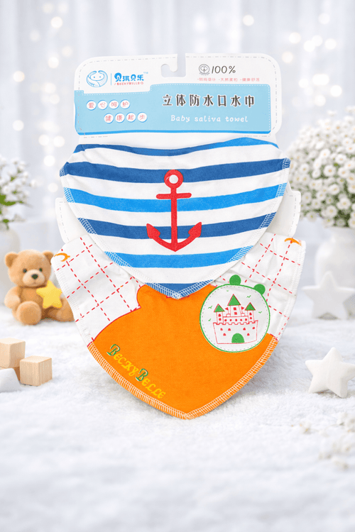 Colourful baby bibs