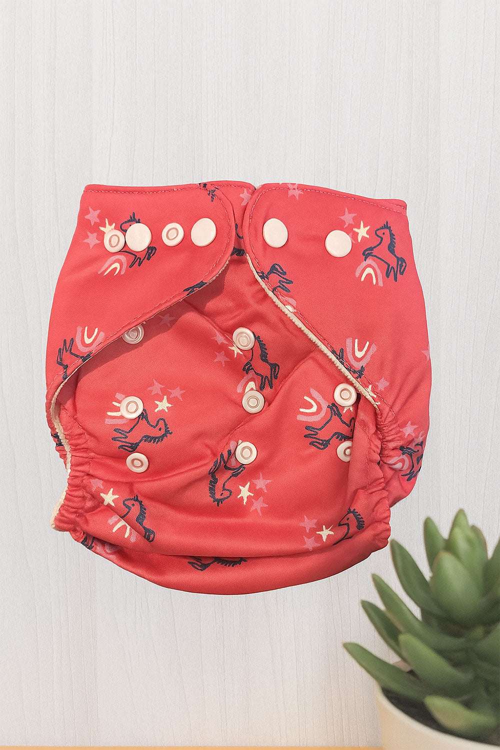 Blossom Red Baby Diaper Main image