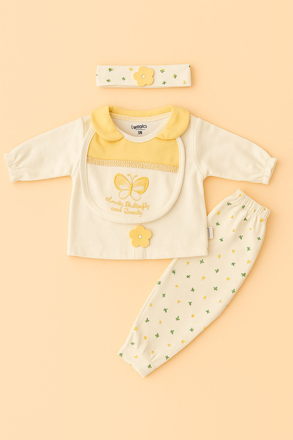 4 Pcs Butterfly Outfit