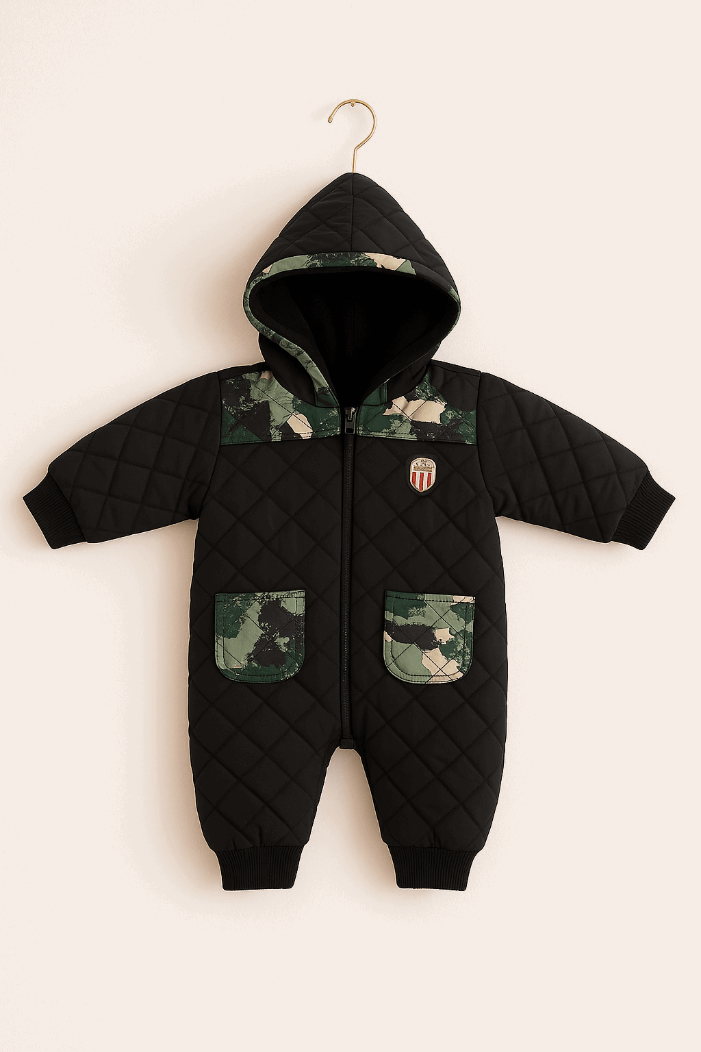 Winter Qulited Jacket Romper Baby Outfit KDC 200