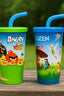 Baby Water Glass Juice Cup With Straw multi purpose For Babies Kids Different Designs