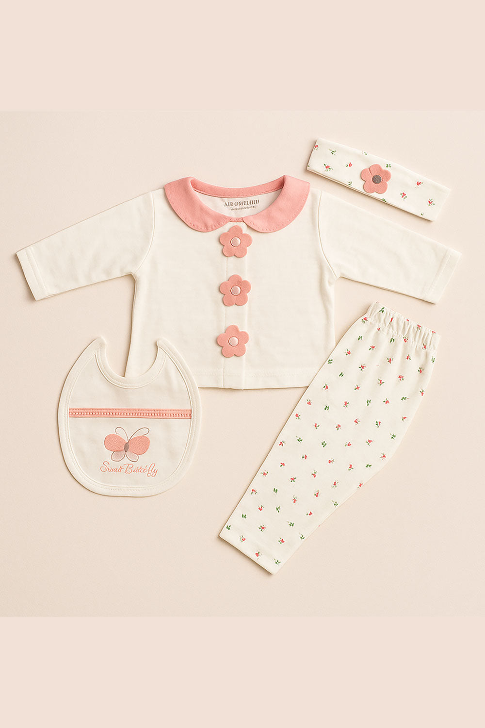4 Pcs Charming Pink Set