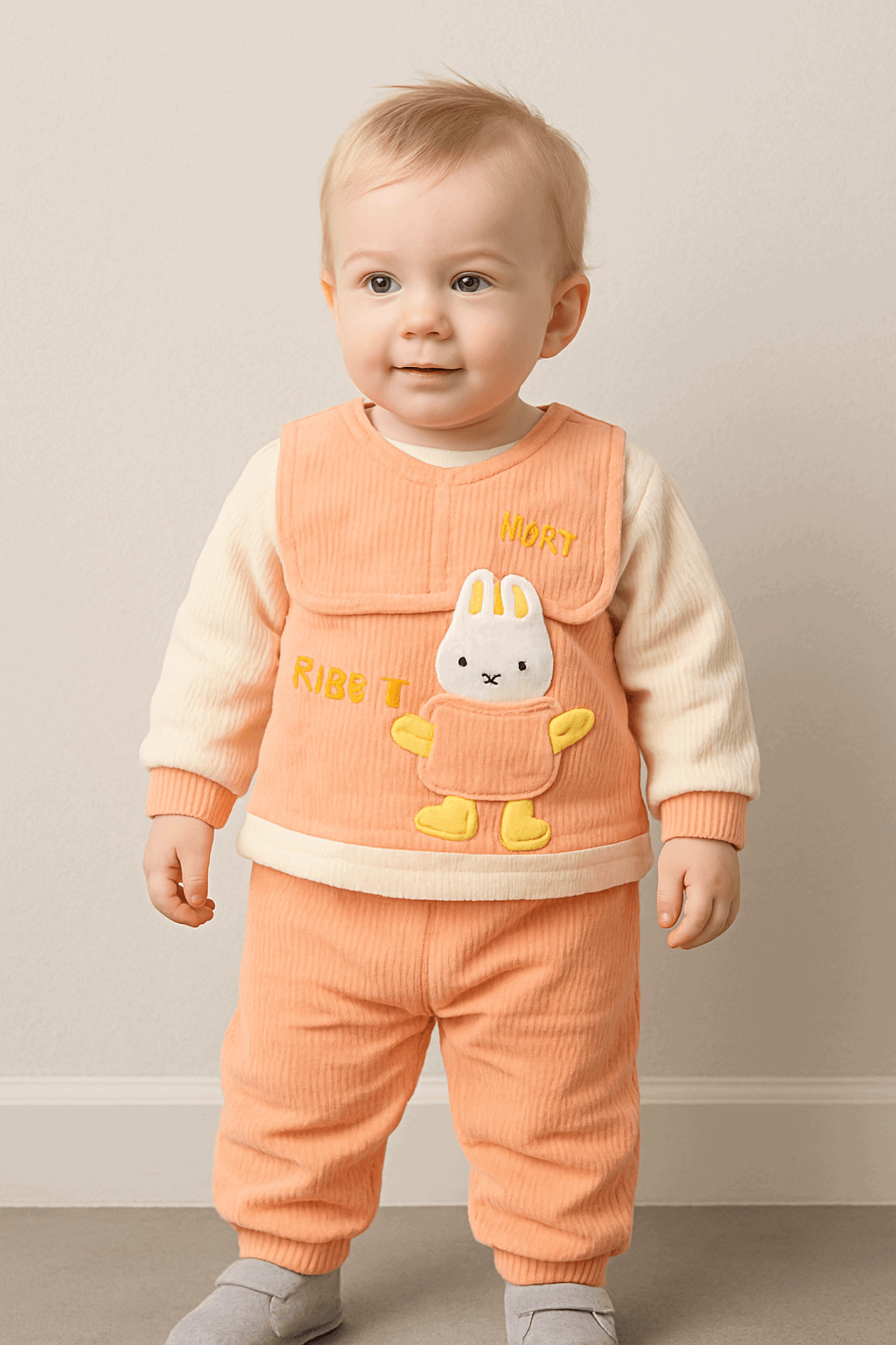 Winter Little Joy Outfit  Light Yellow KDC 022