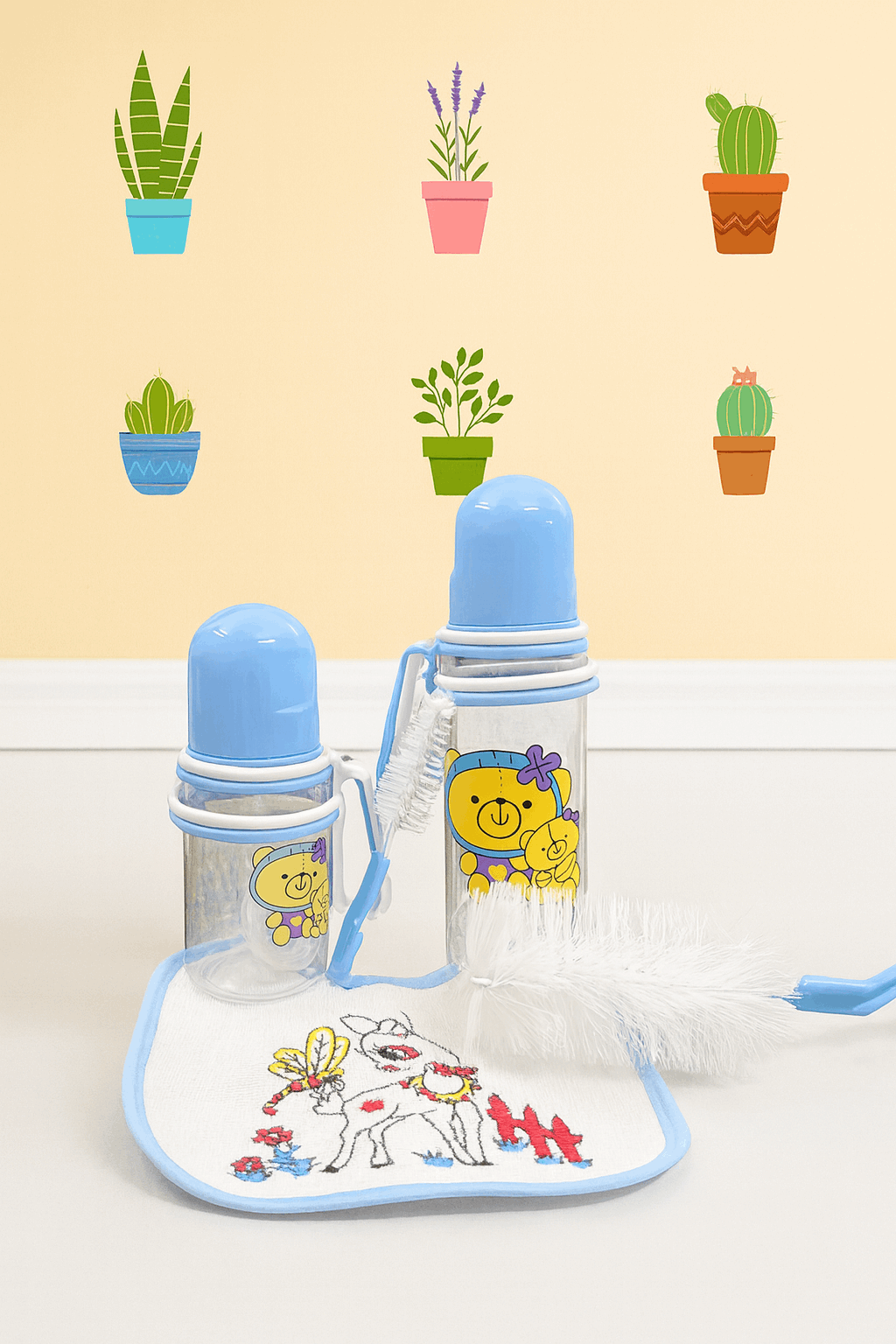 Baby Feeding Set Pack Of 5 Blue