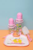 Baby Feeding Set Pack Of 5 Pink