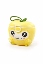 Cute Apple Milk Powder Container Yellow