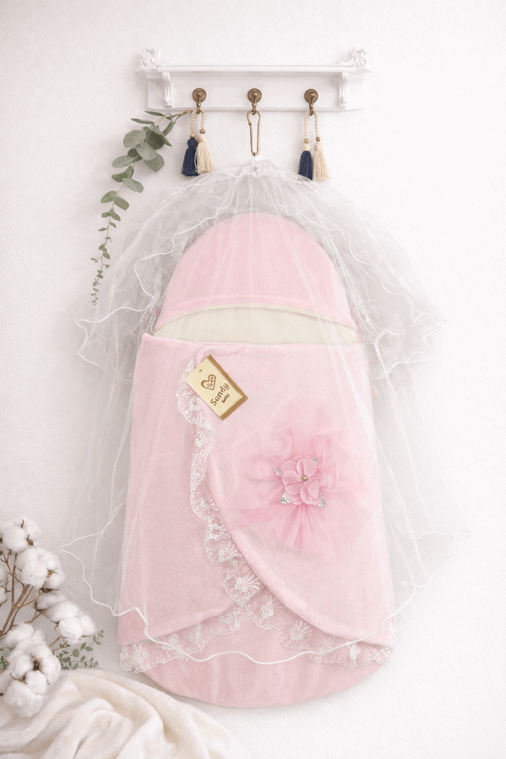 Newborn Sleeping Bag Delicate pink