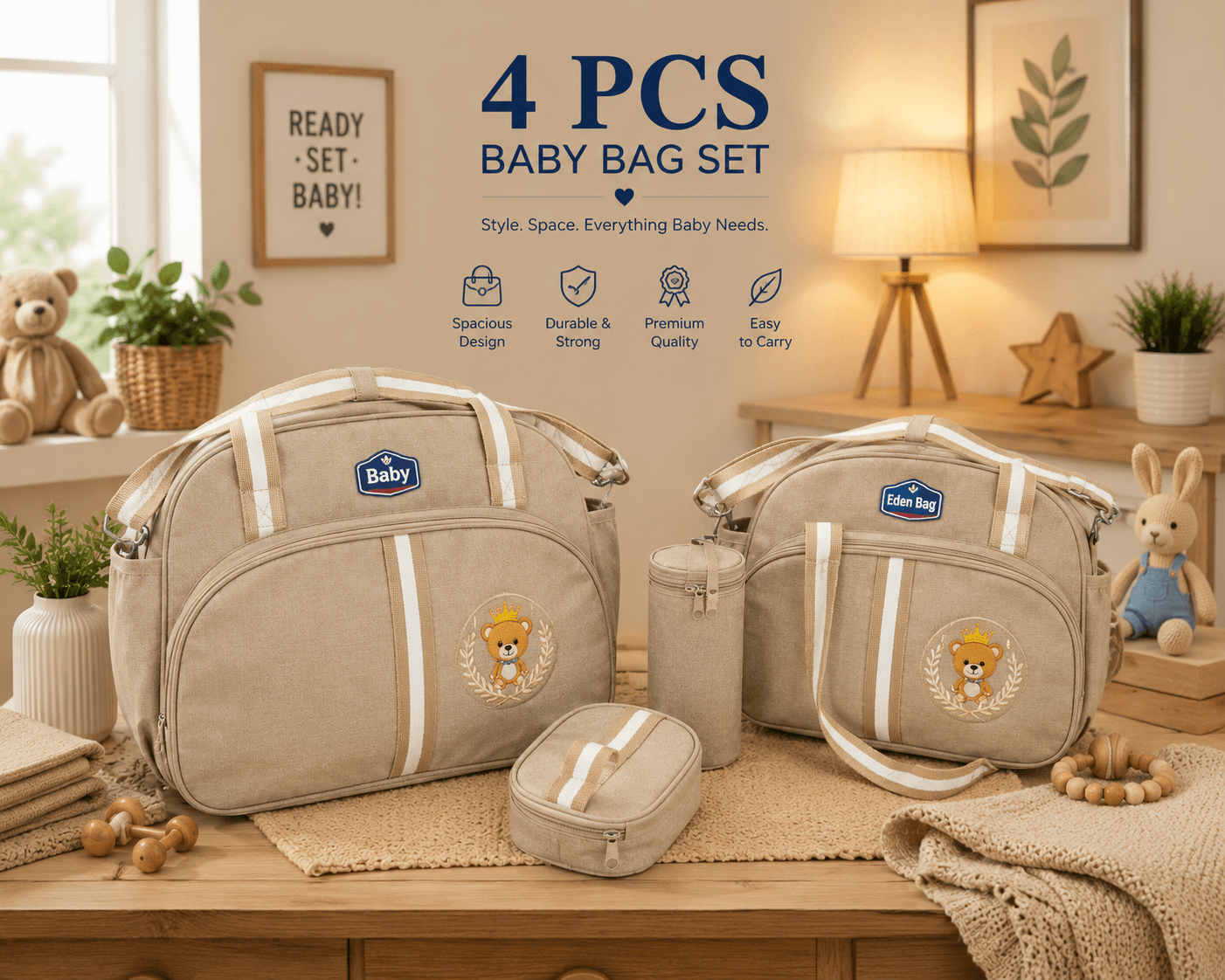 Little Prince Premium skin Baby Bag Set