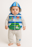 3 Pcs Baby Puffer Jacket Set KDC 079